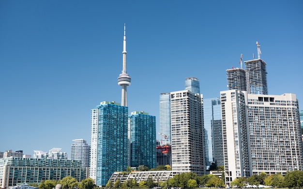 Horizonte de la ciudad de Toronto, Ontario, Canadá