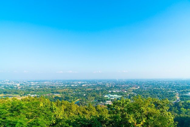 Horizonte da cidade de Chiang Mai na Tailândia