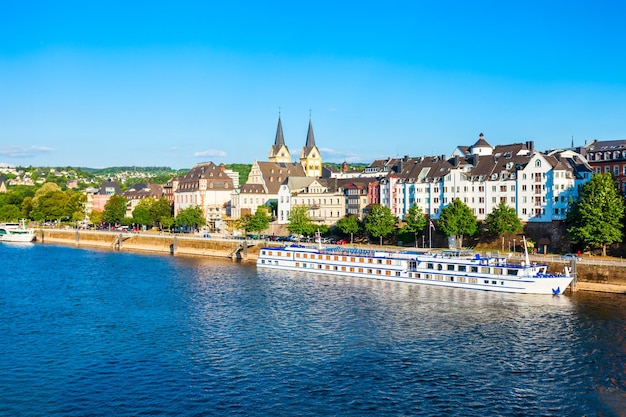 Horizonte da cidade de Koblenz na Alemanha