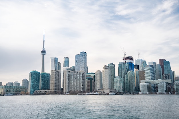 Horizonte da cidade de toronto, ontário, canadá