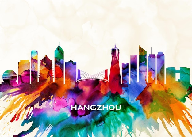 Horizonte de Hangzhou