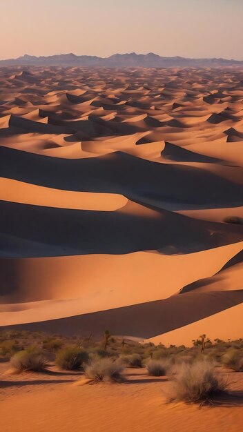 Horizonte do deserto extremamente quente fundo de alta definição