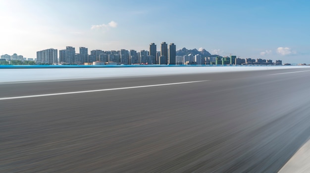 Horizonte de Expressway y arquitectura de Qingdao