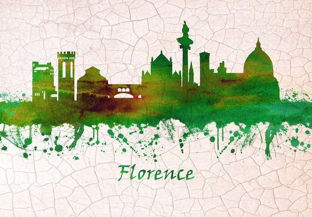 Horizonte de Florencia Italia