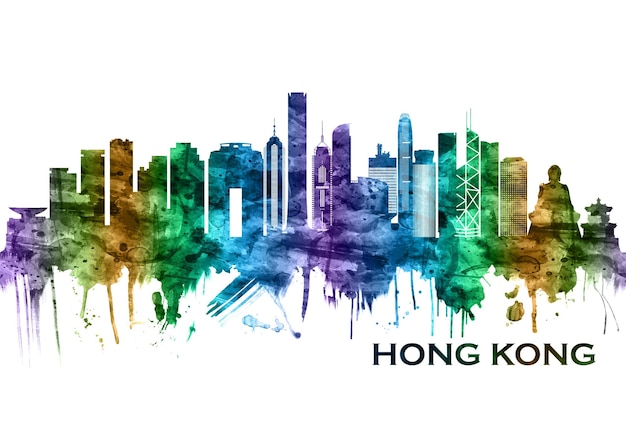 horizonte de hong kong china