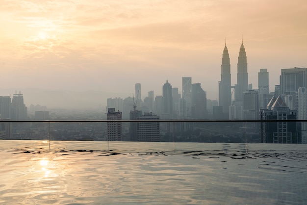 Horizonte de Kuala Lumpur, Malasia. Ciudad