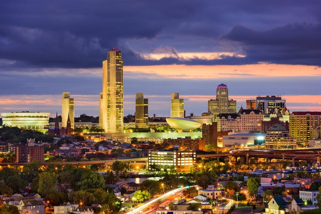 El horizonte de Nueva York en Albany