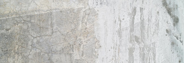 Hormigón blanco rayado Superficie de pared de yeso blanco panorámico