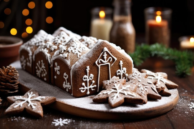 Horneado con amor Delicioso pan de jengibre perfecto para la temporada de Adviento y Navidad