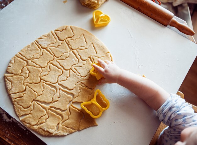 Hornear galletas en casa