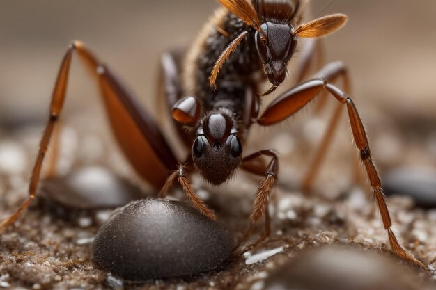 Foto hornet europeo vespa crabro (en inglés)