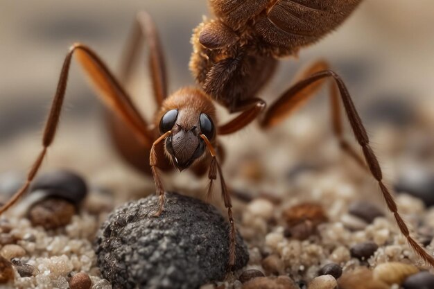 Hornet europeo Vespa crabro (en inglés)