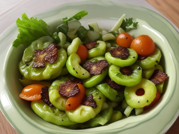 Foto horno de vidrio para la iluminación de los vegetales