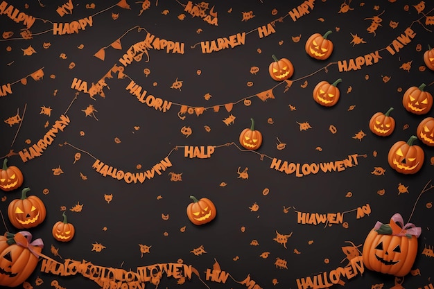 El horror y la belleza en el papel pintado de Halloween