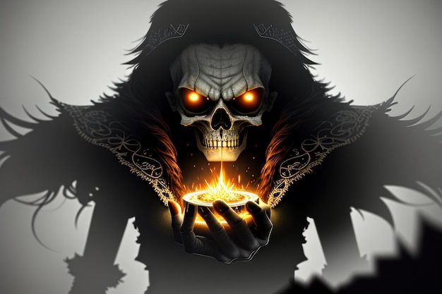Horror-Monster, gefährliches Monster, Todesspiel, Charakterillustration, Tapeten-Hintergrunddesign