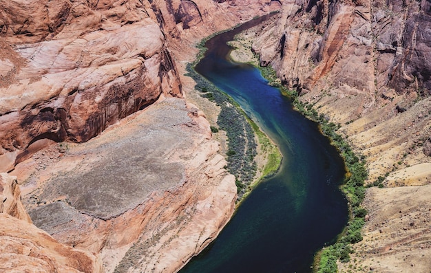 Horseshoe Bend im Grand Canyon Arizona Glen Canyon Travel Lifestyle Erfolgskonzept