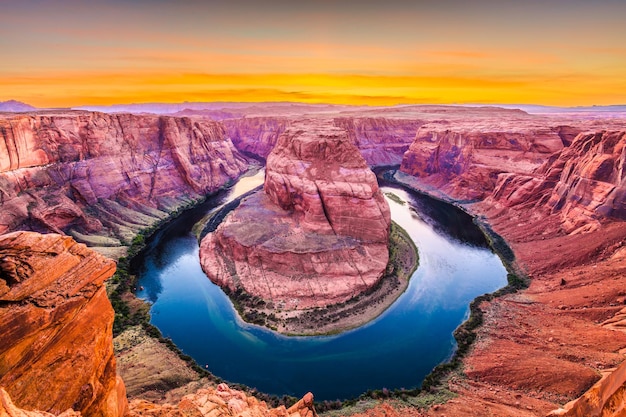 Horseshoe bend no rio colorado