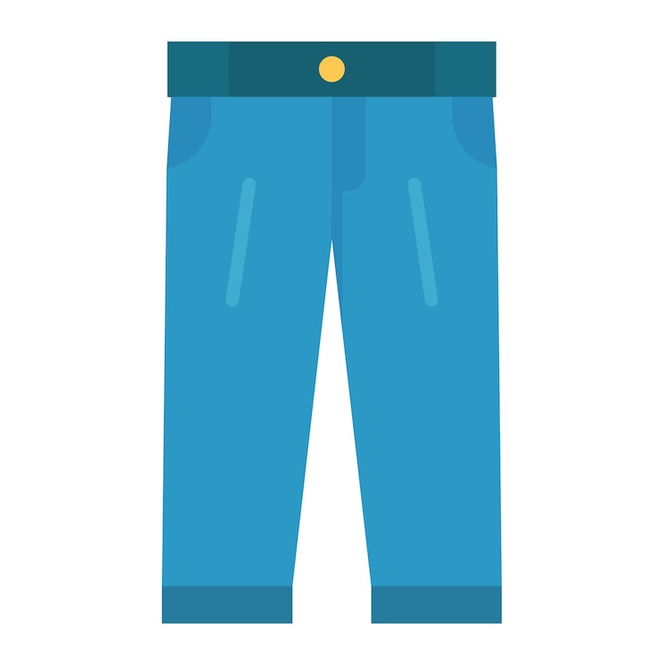 Foto hosen-flache illustration