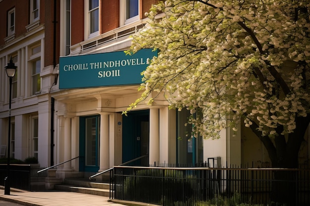 El Hospital Cromwell, un punto de referencia en el sur de Kensington, da la bienvenida a los pacientes con su prominente señalización