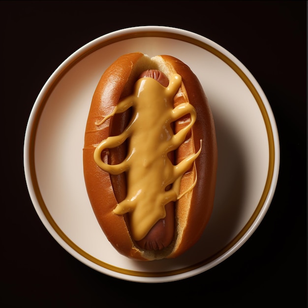 Foto hot-dog-gericht