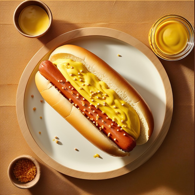 Hot-Dog-Gericht