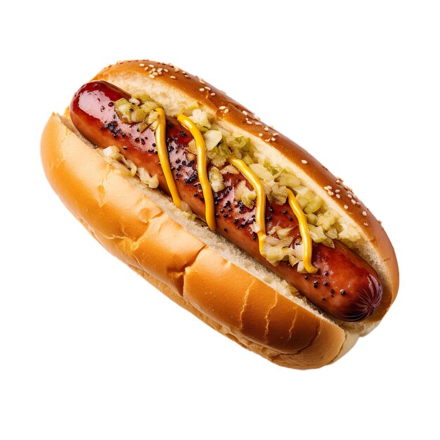 Foto hot dogs eine geschmackvolle reise