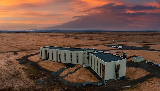 Hotel solitário de luxo localizado no meio do nada na islândia