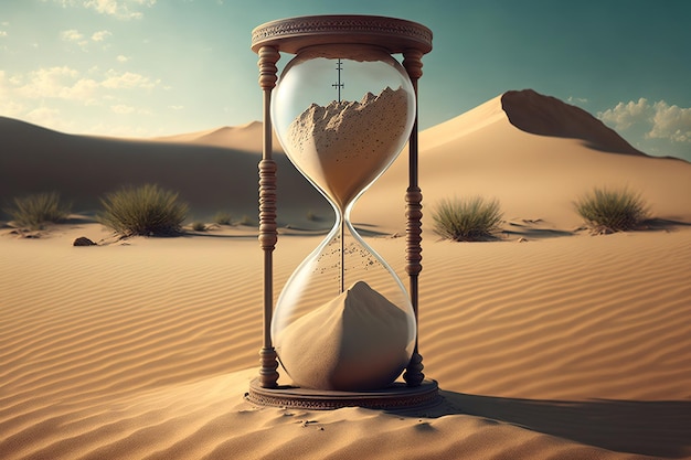 HOURGLASS AUF DEM SAND