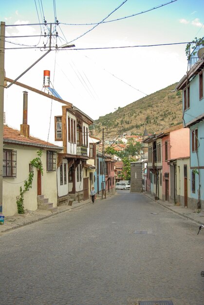 Housese turco tradicional en la ciudad