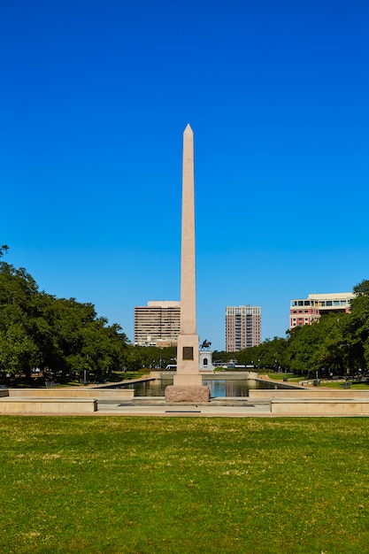 Houston Hermann Park Pionierdenkmal Obelisk