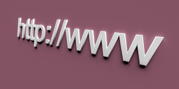 Http www Internet-Webadresse in der Suchleiste des Browsers