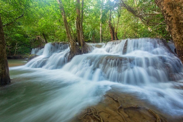 Huai Mae Khamin-Wasserfall, Kanchanaburi, Thailand