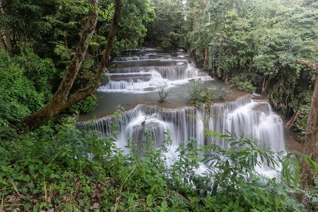 Huai Mae Khamin Wasserfall Kanchanaburi Thailand