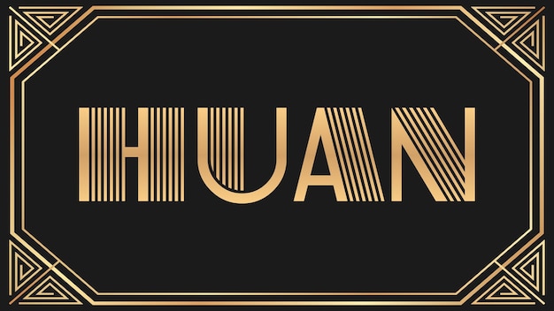 Huan-Jazz-Gold-Text