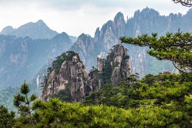 Huangshan-Gebirgslandschaft in der Provinz Anhui in China