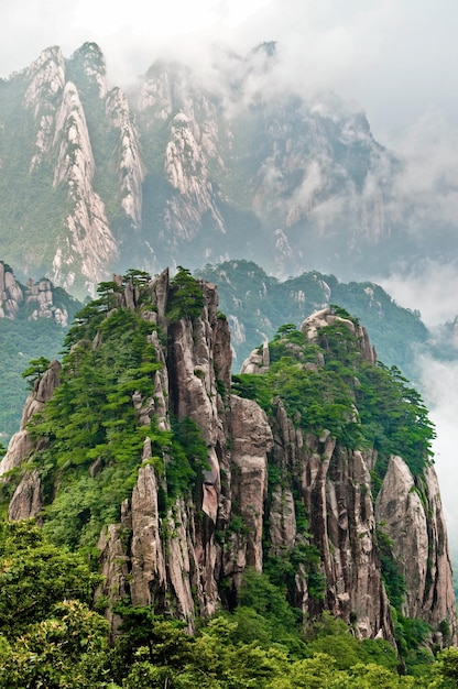 Foto huangshan-gipfel