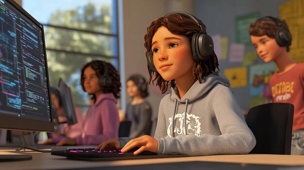Hub de codificación virtual para la colaboración de los estudiantes