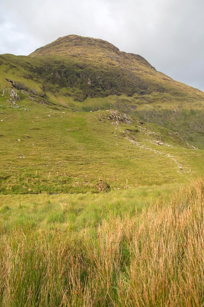 Hügel im Kylemore Connemara Nationalpark Irland