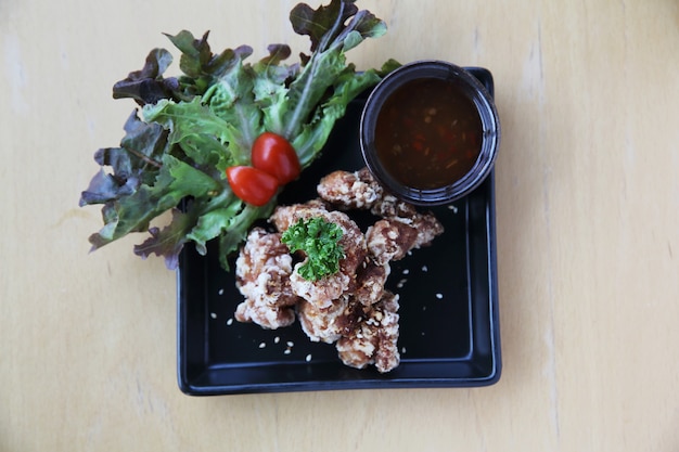 Foto hühnchen karaage