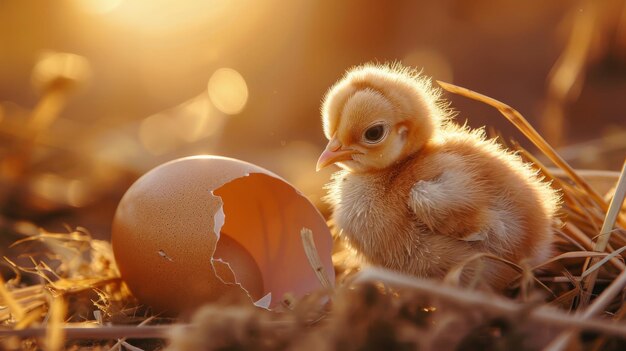 Hühner- und Ei-Baby