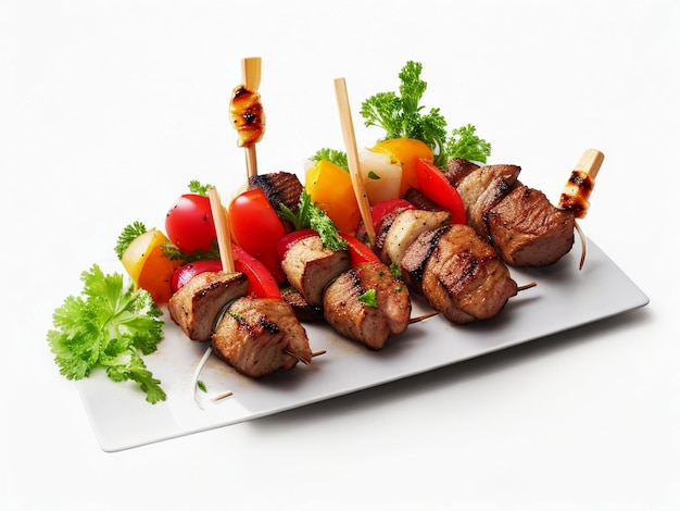 Hühnerbarbecue-Kabab-Tikka