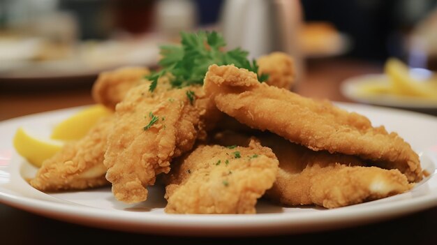 Hühnernuggets mit Pommes Frites