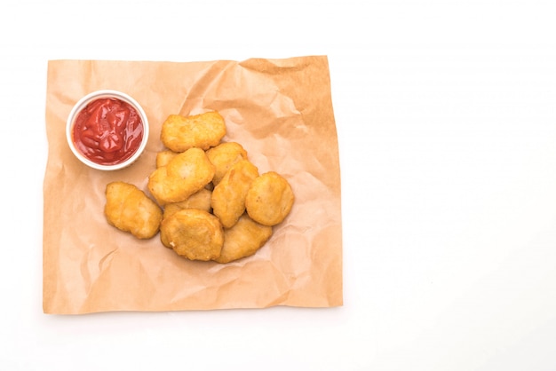 Hühnernuggets mit Sauce