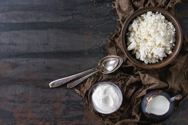 Hüttenkäse mit Joghurt