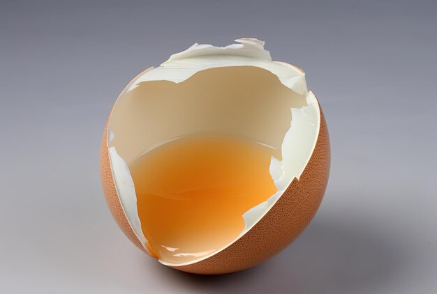 Foto de huevo de pollo en el estilo de retoque mínimo