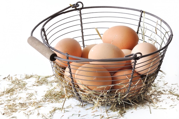 Huevos en la cesta