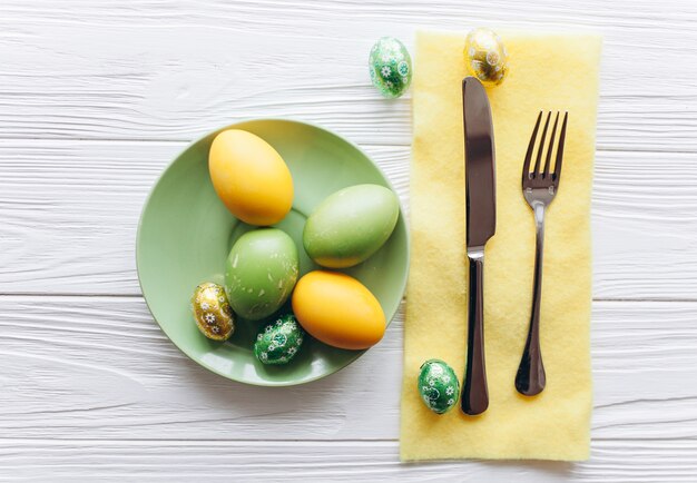 huevos de chocolate de pascua