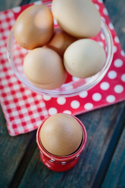 Foto huevos de gallina