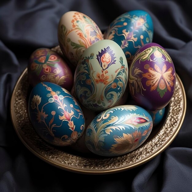 Los huevos de Pascua de colores generan Ai