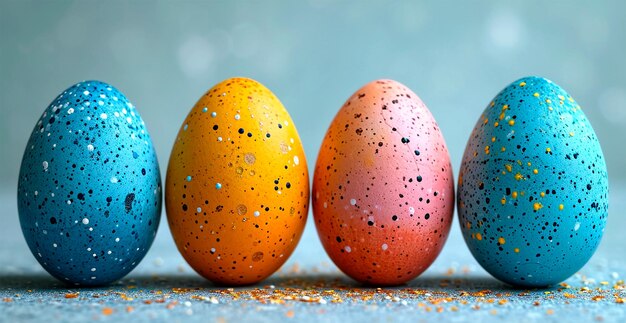 Huevos de Pascua la fiesta sagrada de la Pascua imagen generada por la IA